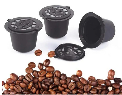 Cápsulas para Nespresso Reutilizables x3 (cuchara y mini brocha) ☕🌿🤎