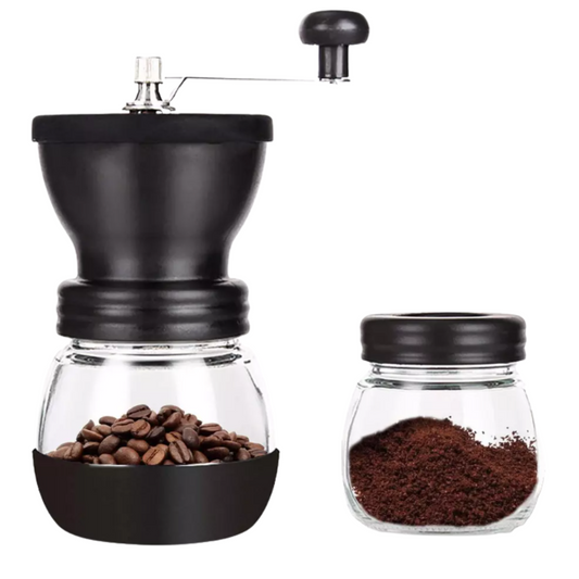 Molino manual de cafe (Doble recipiente) 🌱☕🧋🌿